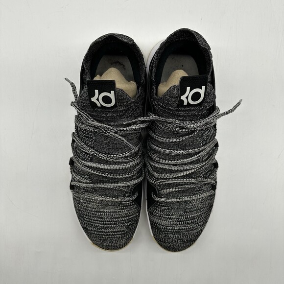 Nike Kevin Durant ZOOM KD 10 Oreo Low Top Athletic Shoes Men\'s Size 12 with Box